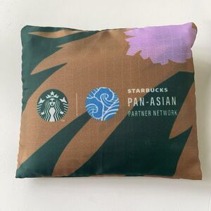 Starbucks Pan-Asian Partner Network Reusable Foldable Shopper Tote Bag Recycled